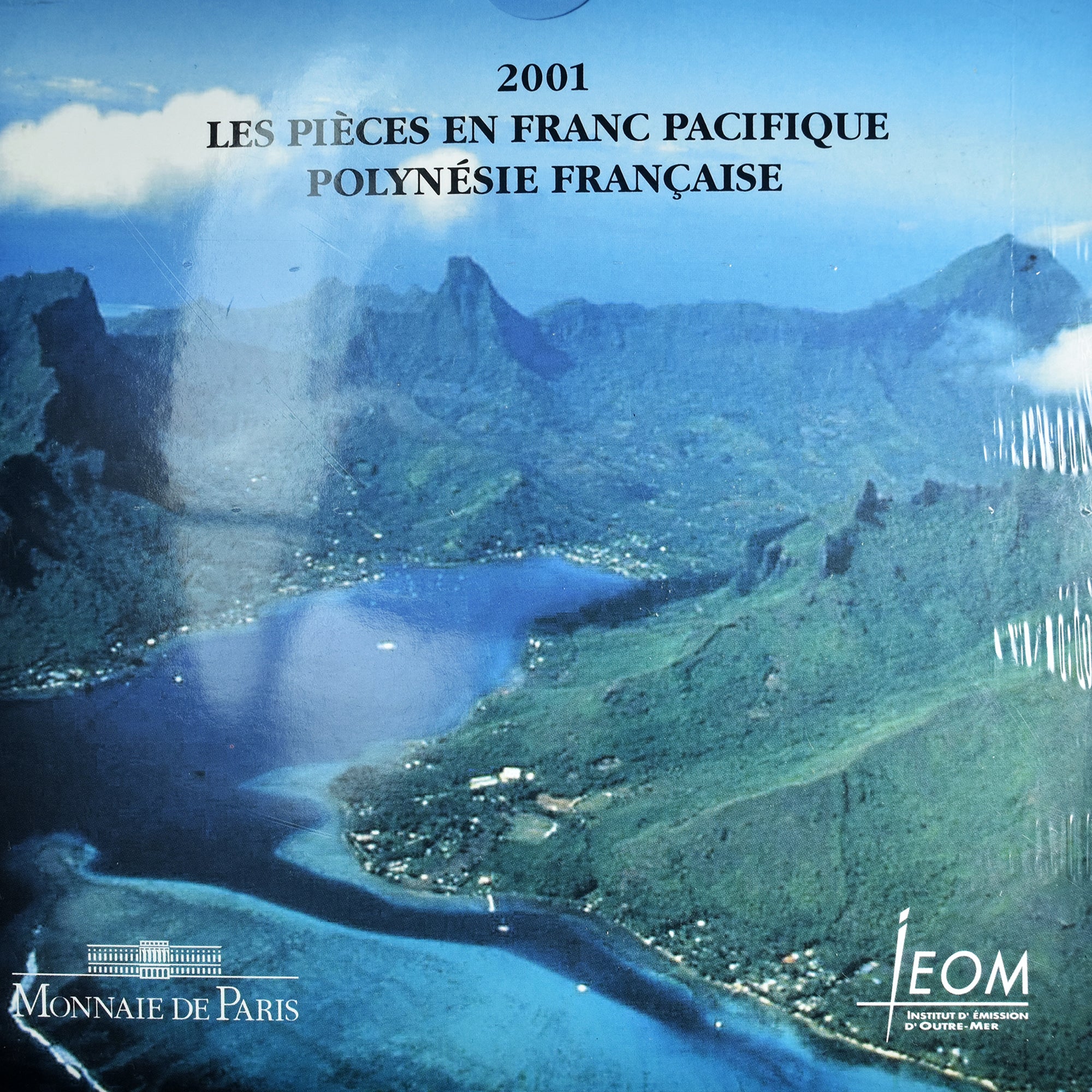 Moeda, Polinésia Francesa, Coffret 1 fr. à 100 frs., 2001, Monnaie de Paris