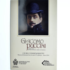 San Marino, 2 Euro, Giacomo Puccini, 2014, Rome, Special Unc., MS(65-70)