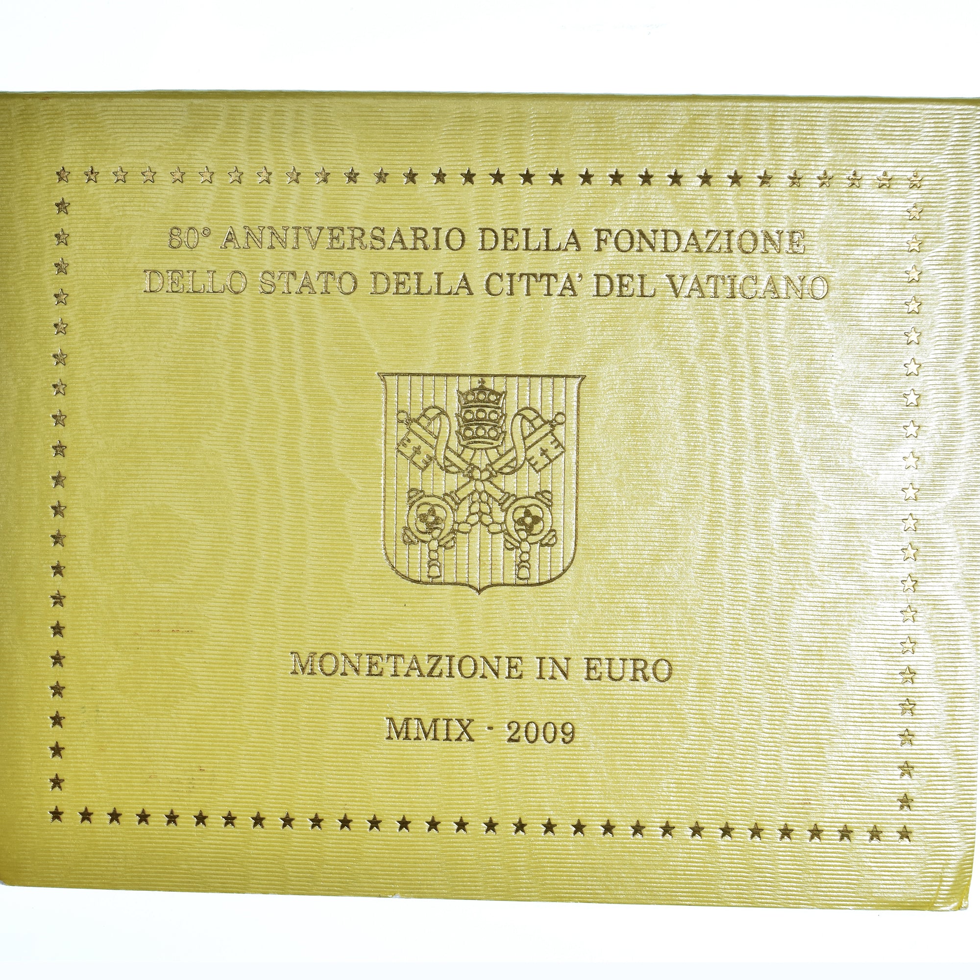 Vatican, 1 Cent to 2 Euro, Benoît XVI, 2009 - Anno MMIX, Rome, BU, FDC