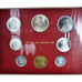 Monnaie, Vatican, John XXIII, 1 lire to 500 lire, 1962 - Anno IV, Roma, BU, FDC