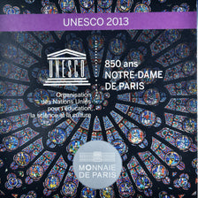 France, 10 Euro, Notre-Dame de Paris, 2013, Monnaie de Paris, BE, MS(65-70)