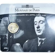 Francia, 2 Euro, appel du 18 juin, 2010, Monnaie de Paris, FDC, Bimetálico