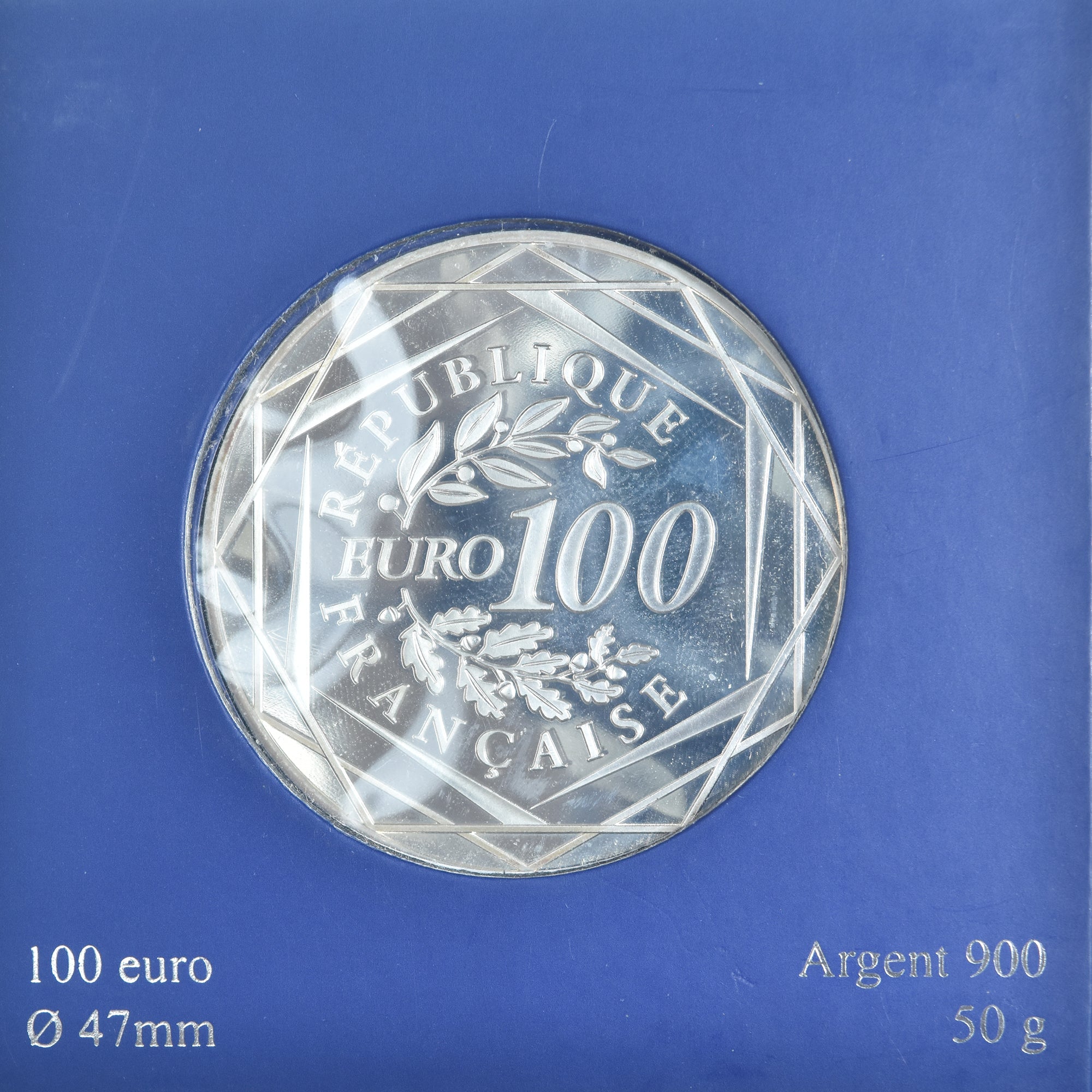 Francia, 100 Euro, Hercule, 2011, Monnaie de Paris, FDC, Argento, Gadoury:EU455