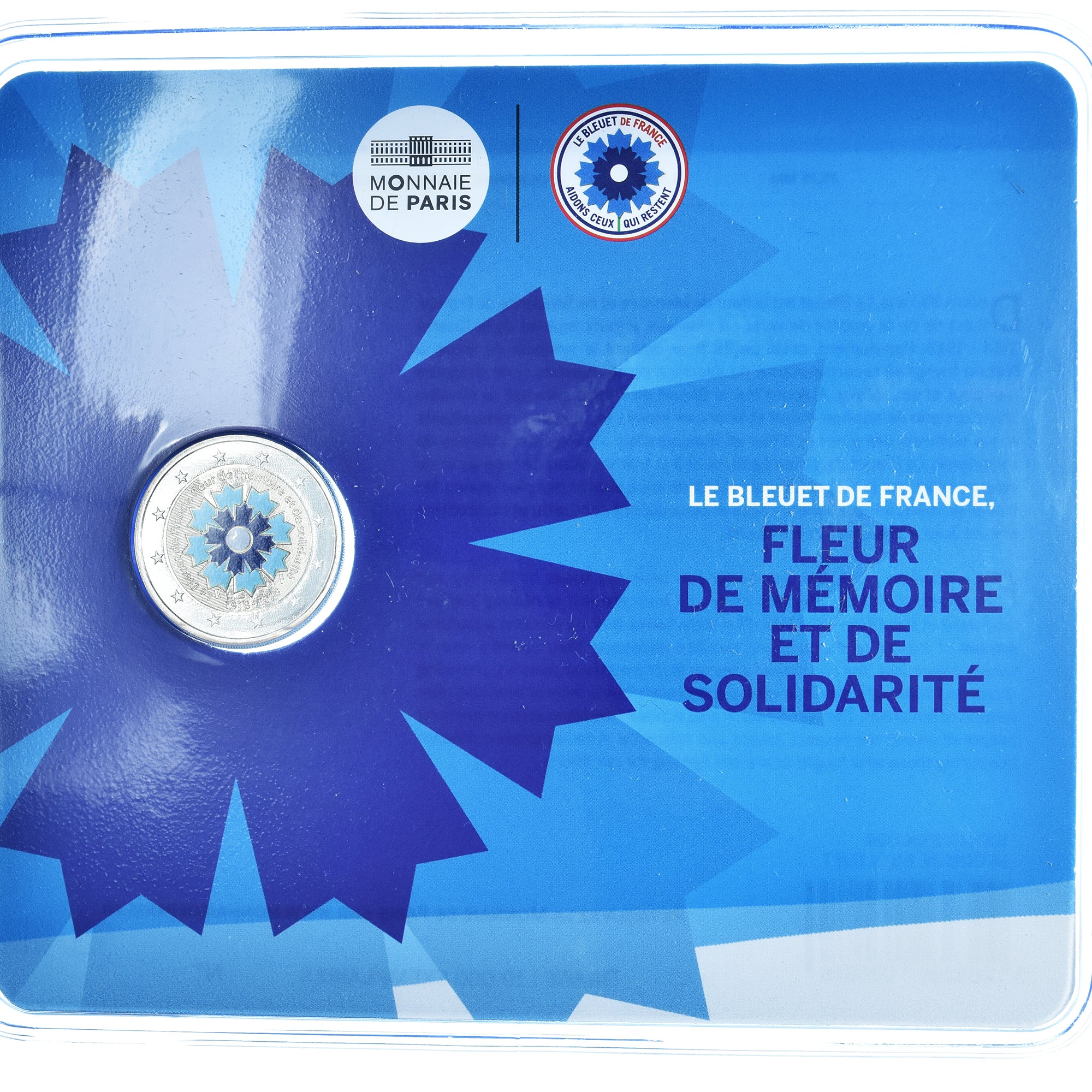 France, 2 Euro, bleuet de France, 2018, Monnaie de Paris, BU, FDC, Bimétallique