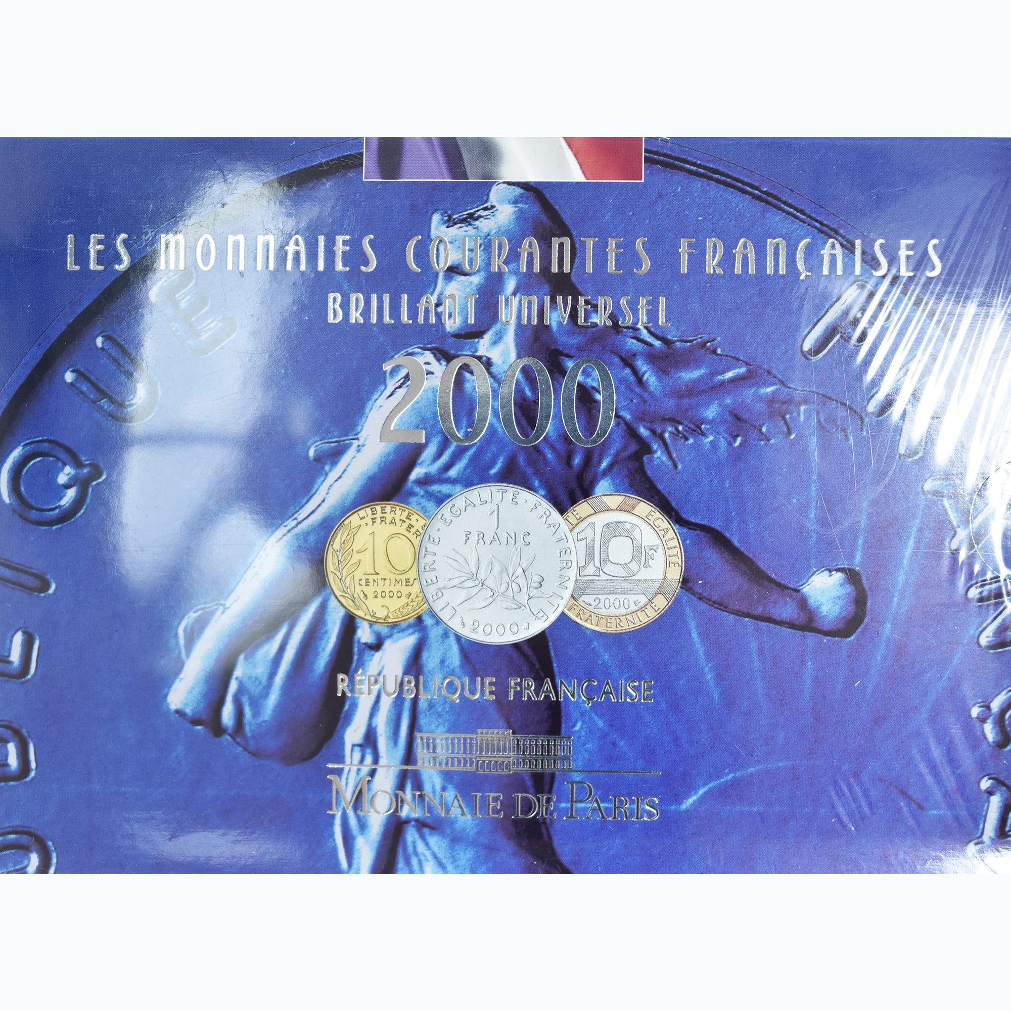 Coin, France, Coffret 1 c. à 20 frs., 2000, Monnaie de Paris, BU, MS(65-70)