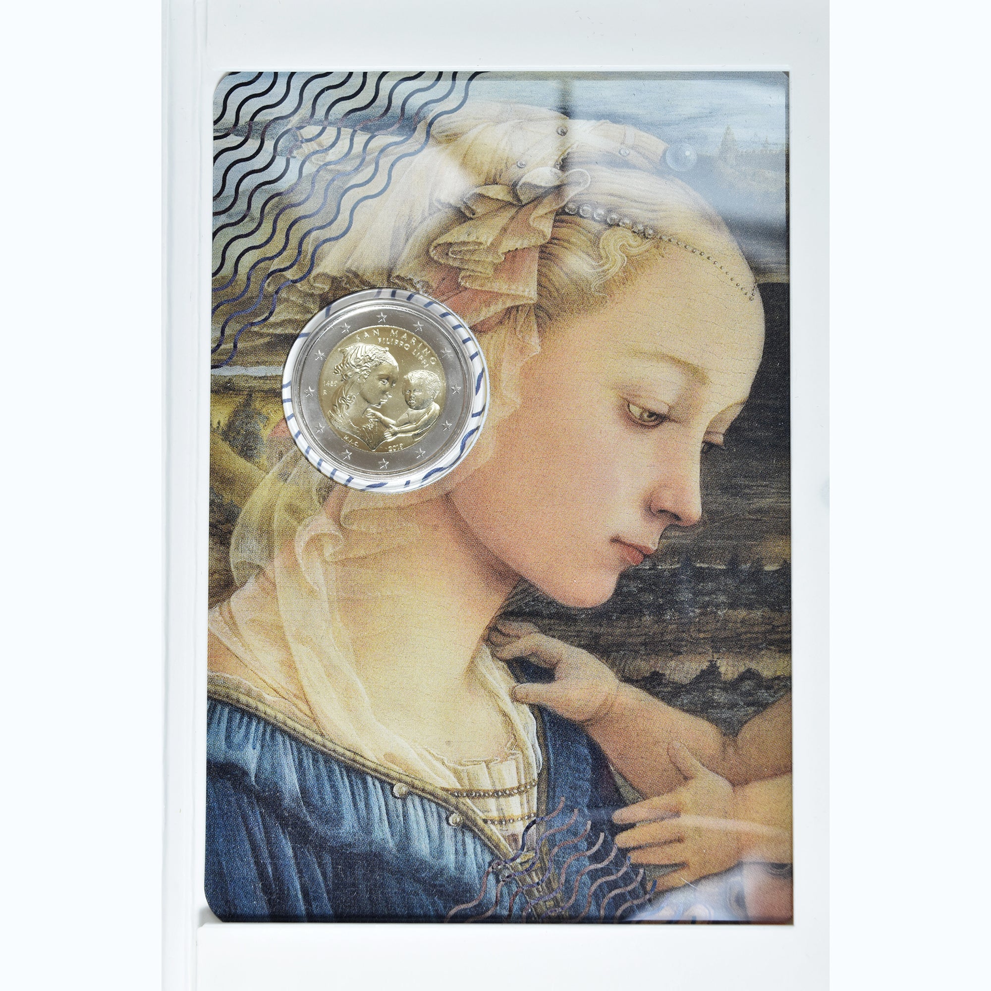 San Marino, 2 Euro, Filippo Lippi, 2019, Rome, FDC, Bi-metallico