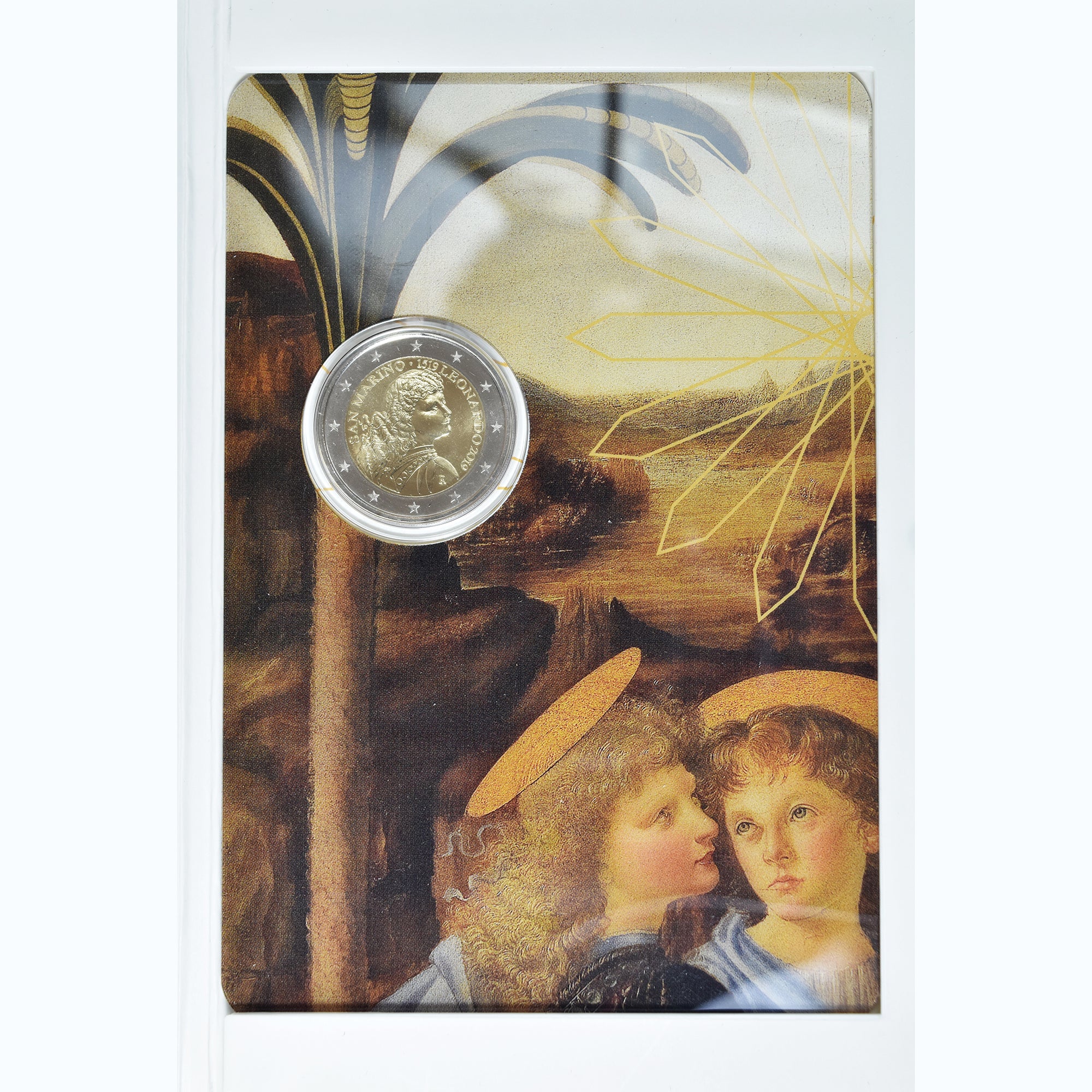 Saint Marin , 2 Euro, Leonardo da Vinci, 2019, Rome, BU, FDC, Bimétallique