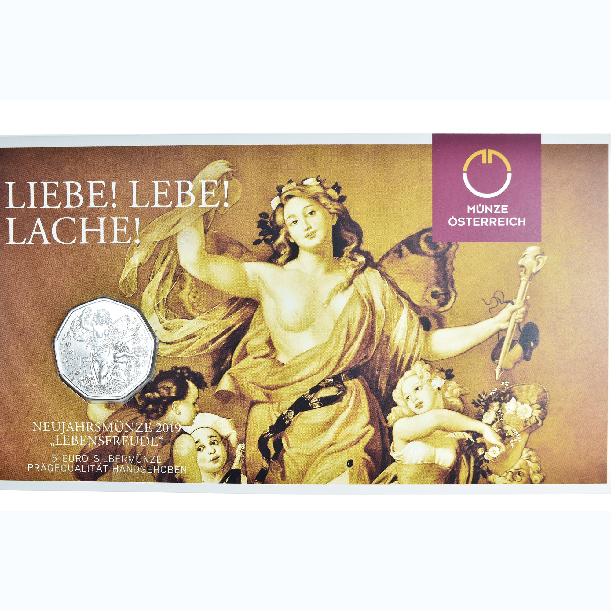 Österreich, 5 Euro, Neujahrsmünze 2019, 2019, Vienna, Special Unc., STGL