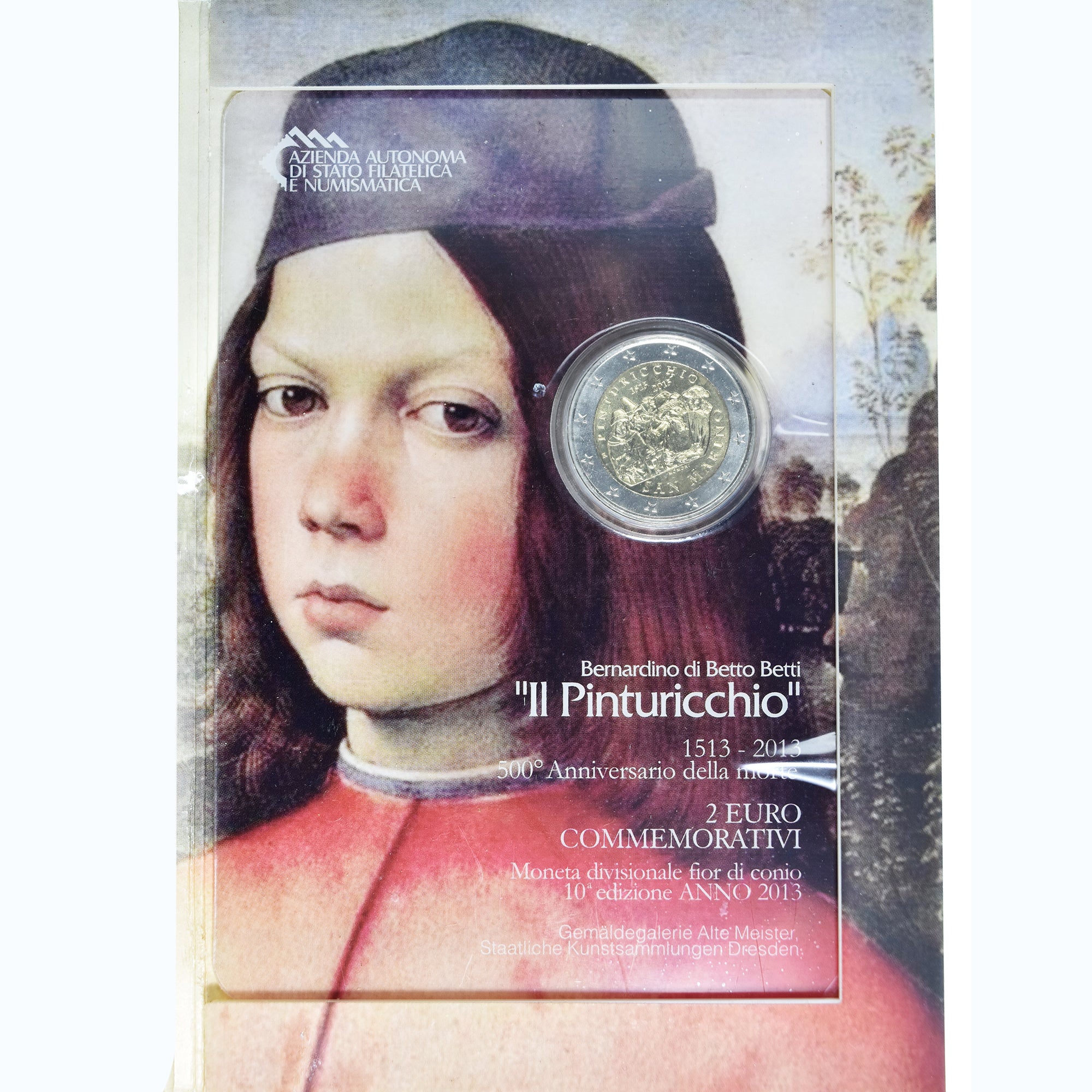 San Marino, 2 Euro, Il Pinturicchio, 2013, Rome, Special Unc., STGL, Bi-Metallic