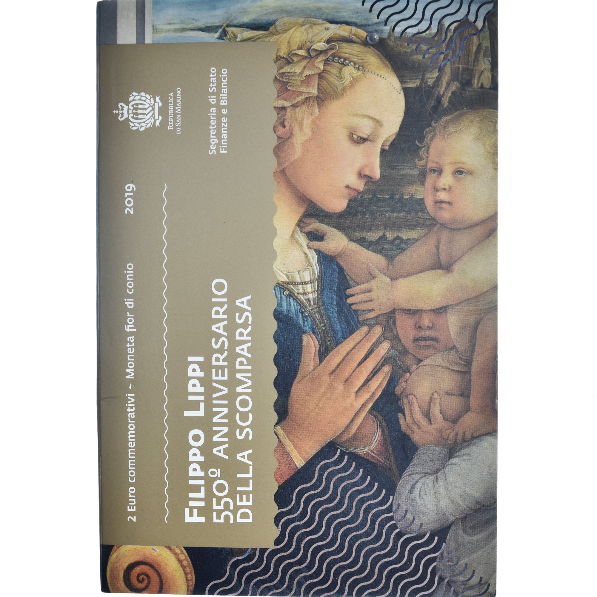 Saint Marin , 2 Euro, Filippo Lippi, 2019, Rome, FDC, Bimétallique