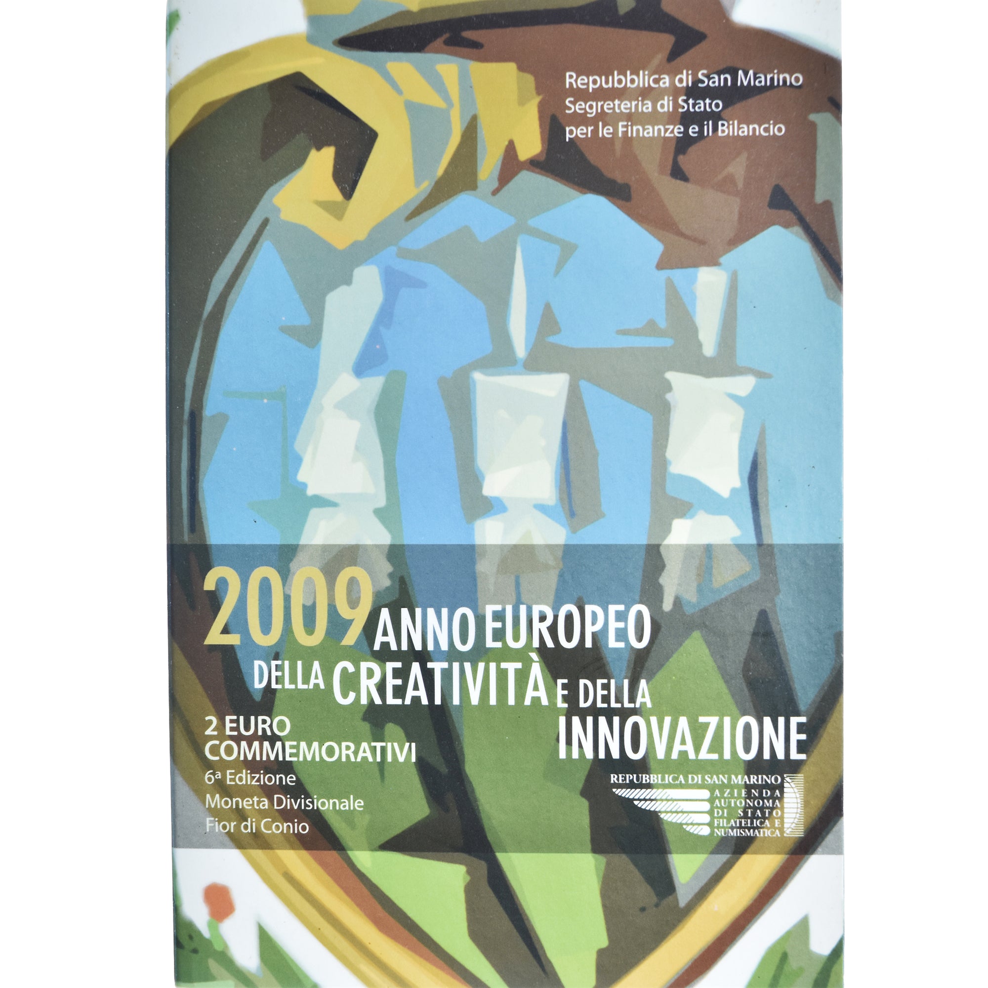 San Marino, 2 Euro, année européenne de la créativité, 2009, Rome