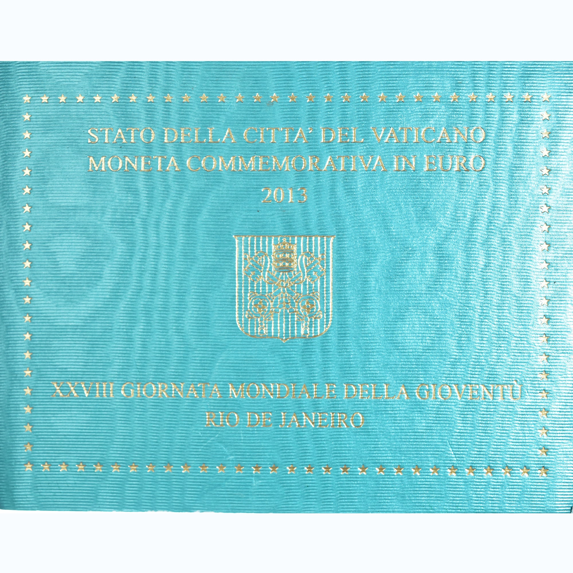Vaticano, Pape François, 2 Euro, 28ème Journée Mondiale De La Jeunesse, 2013