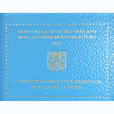 Vatican, 2 Euro, 25ème anniversaire de la fin de la restauration de la chapelle