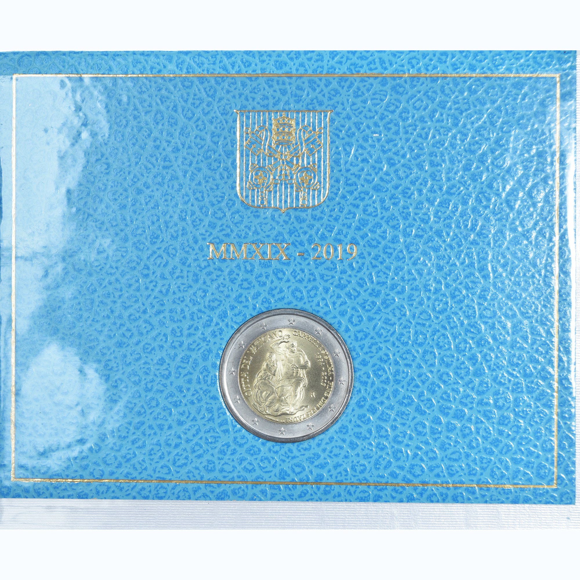Vatican, 2 Euro, 25ème anniversaire de la fin de la restauration de la chapelle