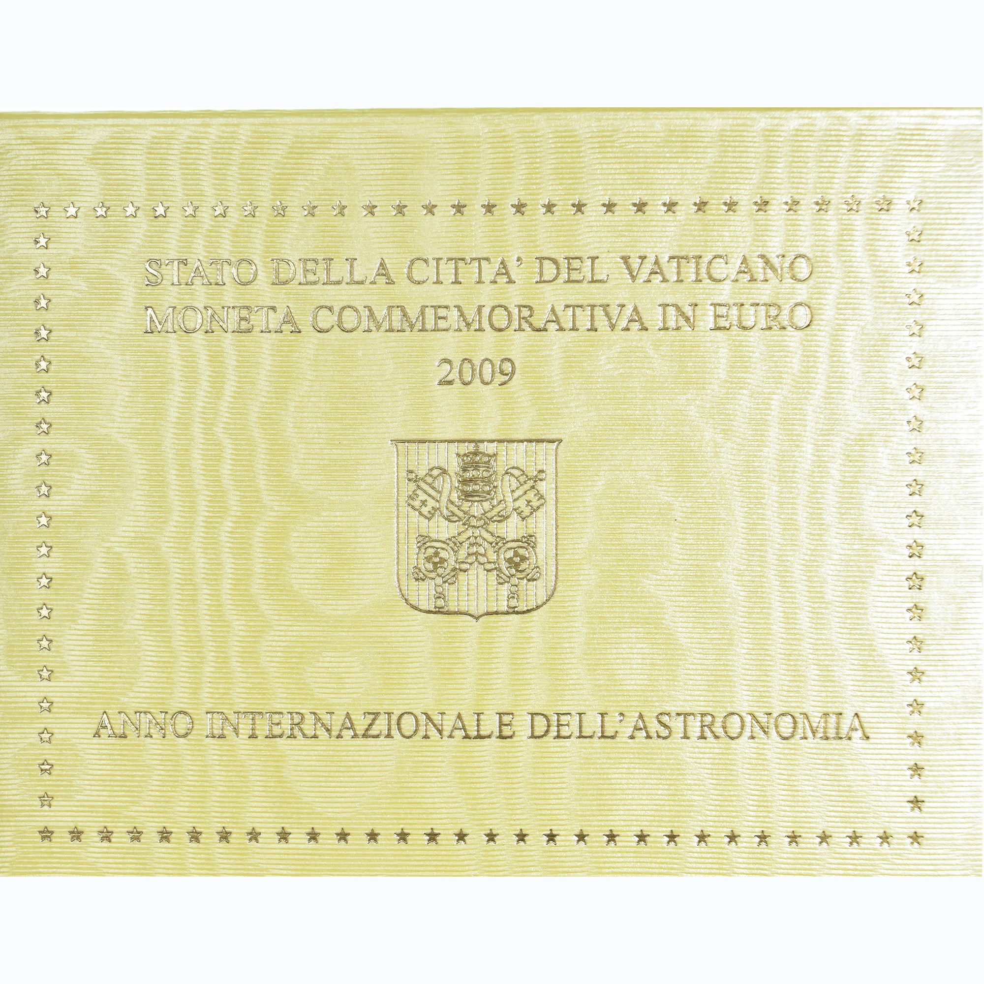 Vatican, 2 Euro, année internationale de l'astronomie, 2009, Rome, Benoit XVI