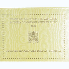 Vatican, 2 Euro, année internationale de l'astronomie, 2009, Rome, Benoit XVI