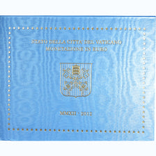 Vaticano, 1 Cent to 2 Euro, euro set, 2012, Rome, Benoit XVI, FDC, N.C.