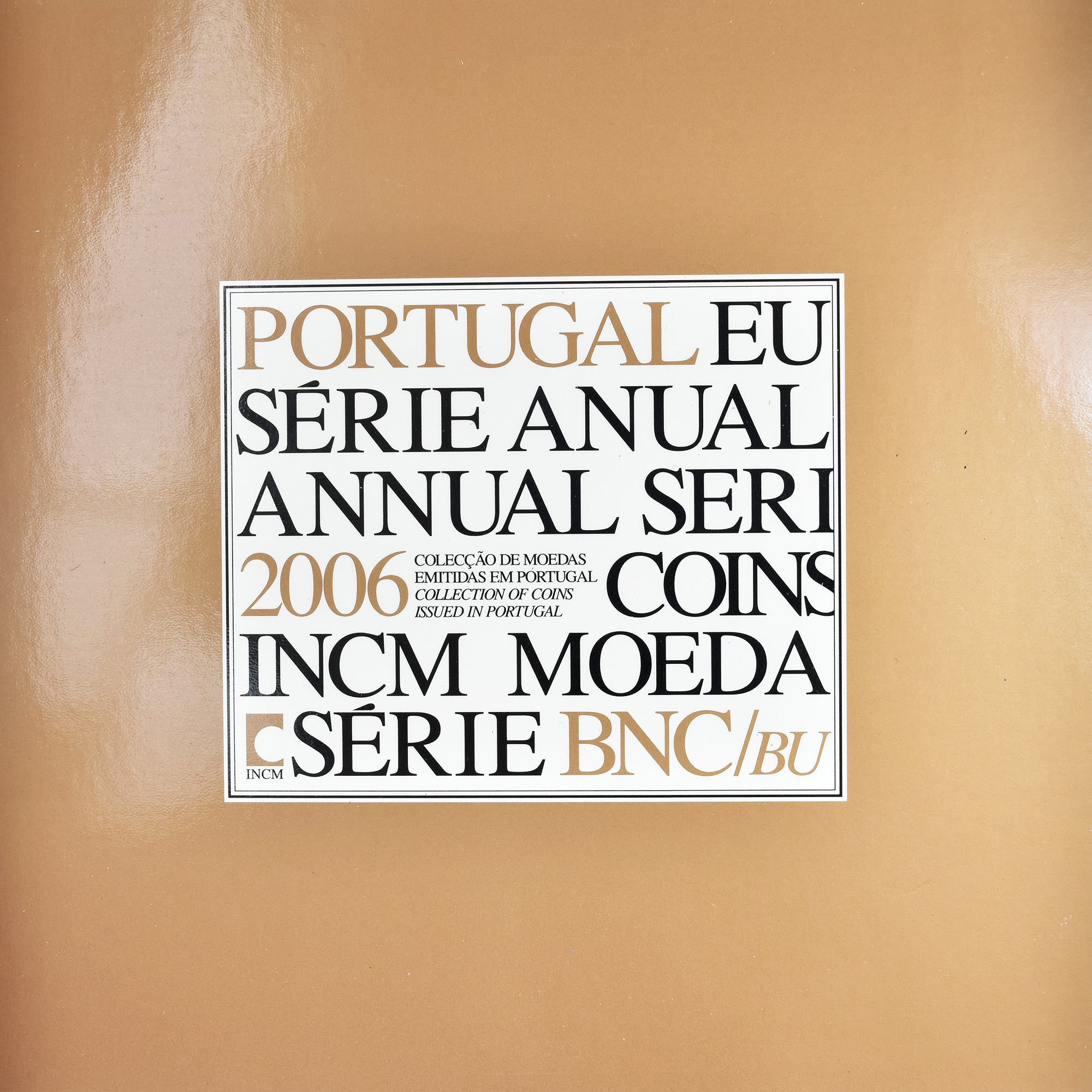 Portugal, 1 Cent to 2 Euro, euro set, 2006, Casa da Moeda, MS(65-70), ND