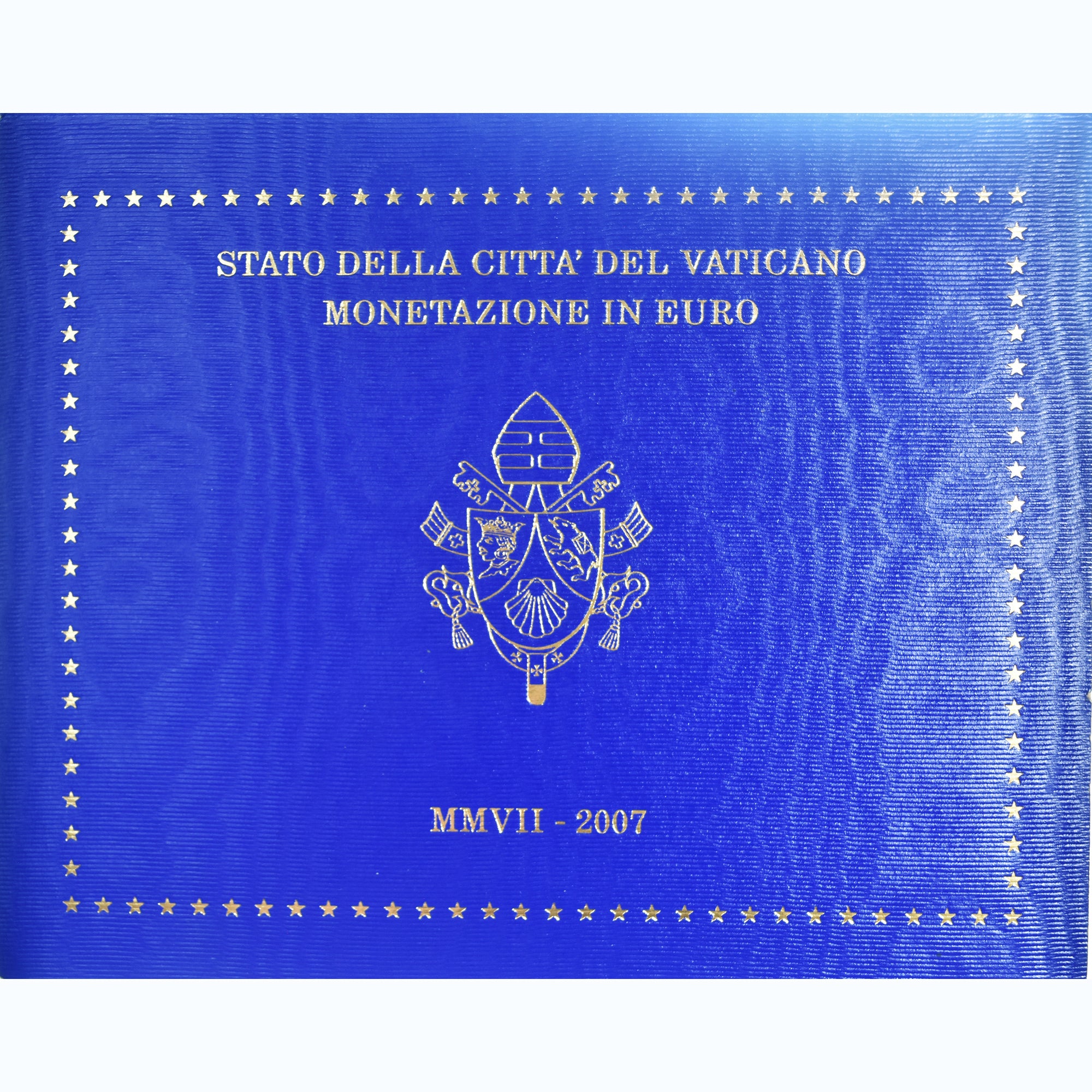 Vatican, 1 Cent to 2 Euro, euro set, 2007, Rome, Benoit XVI, FDC