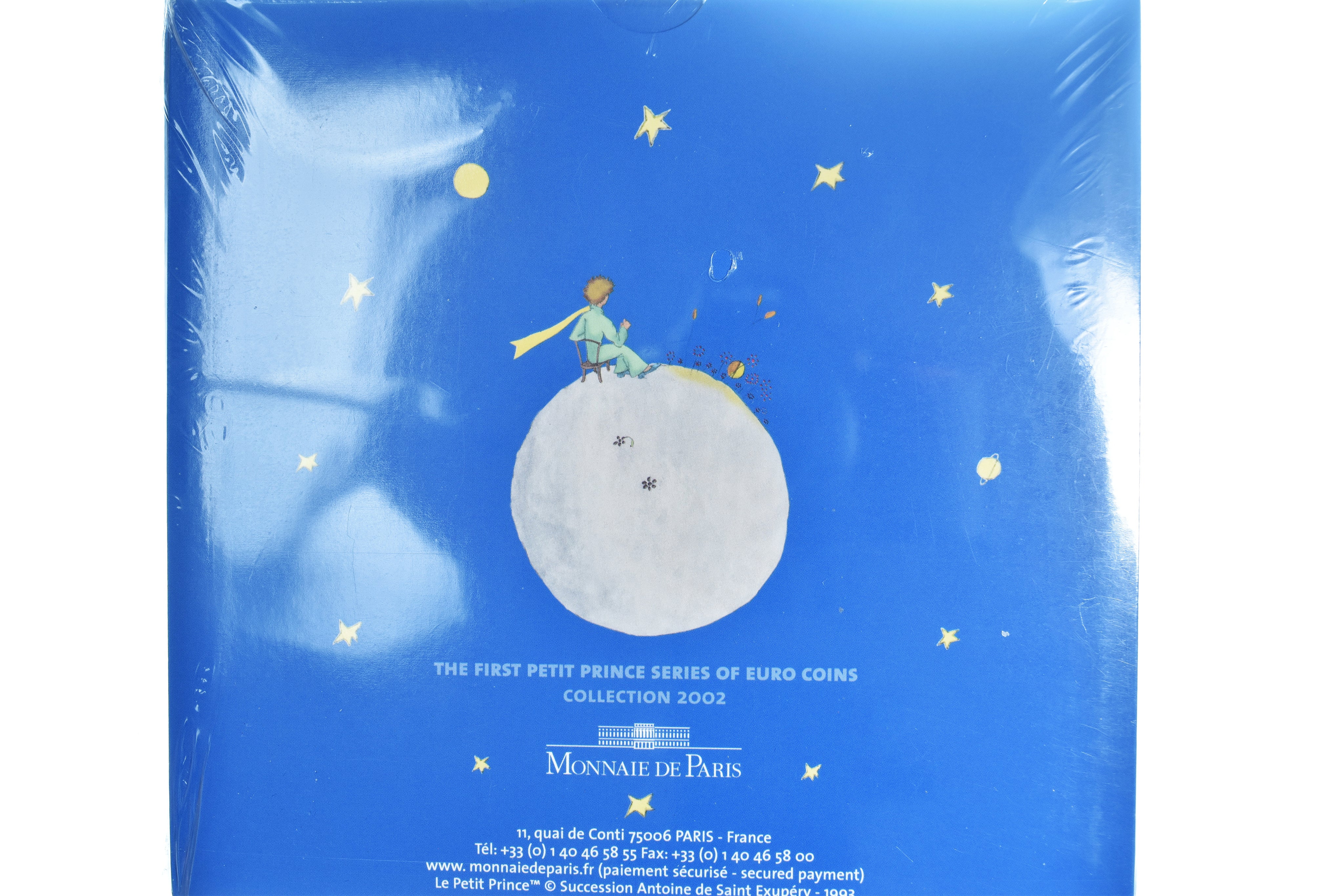 France, Euro-Set, Petit Prince, 2002, Monnaie de Paris, BU, MS(65-70)