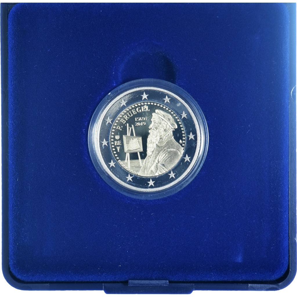 Belgium, 2 Euro, Bruegel l'Ancien, 2019, Utrecht, BE, MS(65-70), Bi-Metallic