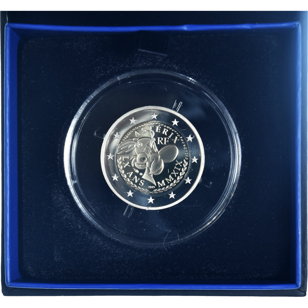 França, 2 Euro, 60 ans d'Astérix, 2019, Monnaie de Paris, BE, MS(65-70)