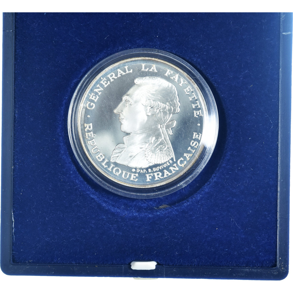 Münze, Frankreich, Lafayette, 100 Francs, 1987, Monnaie de Paris, BE, STGL