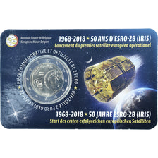 Belgium, 2 Euro, Satellite ESRO-2B, 2018, Utrecht, MS(65-70), Bi-Metallic