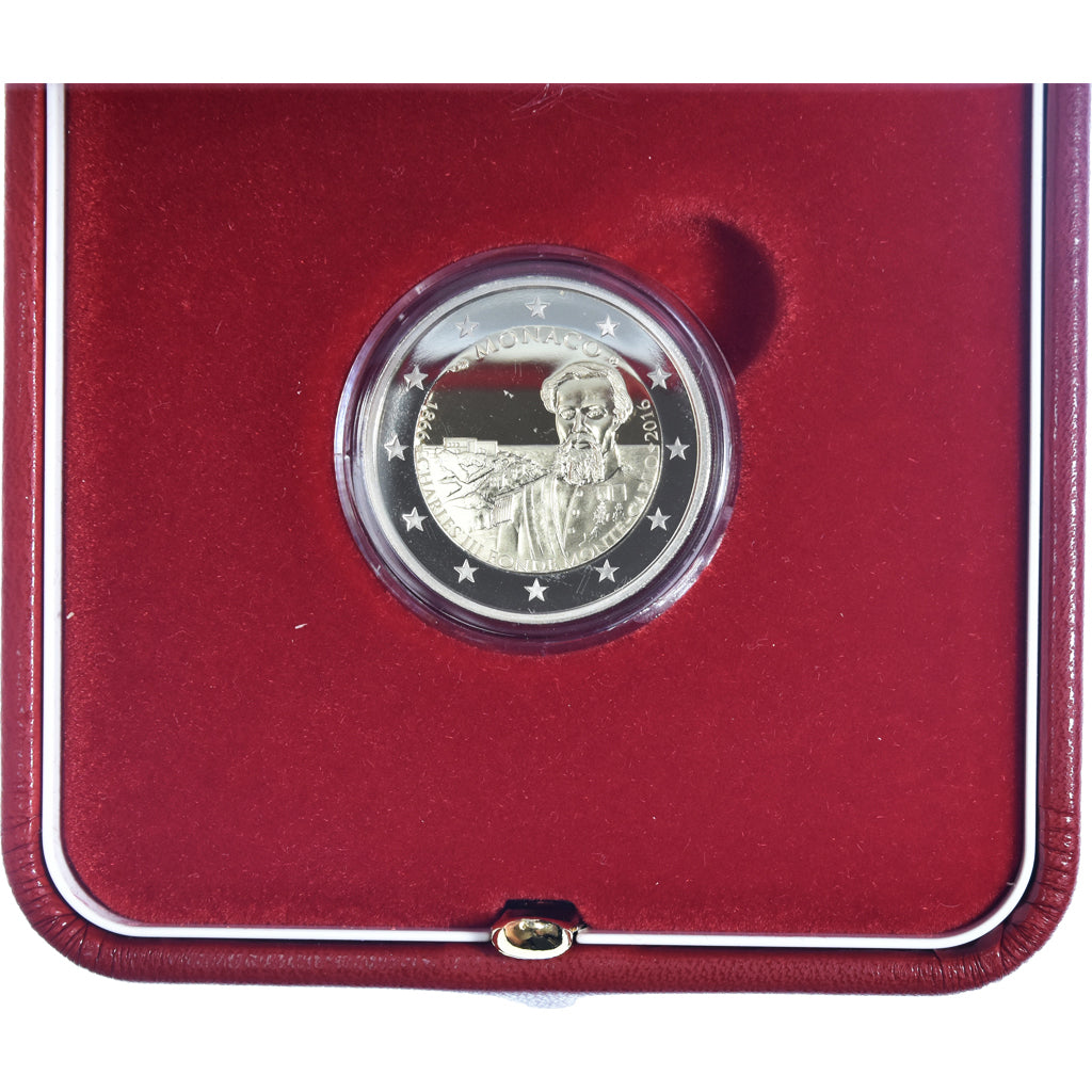 Monaco, 2 Euro, fondation de Monte-Carlo, 2016, BE, MS(65-70), Bi-Metallic
