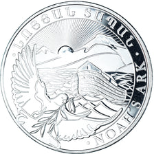 Moneta, Georgia, Noah's Ark, 1 Oz, 500 Dram, 2020, Leipzig, Proof, FDC, Argento