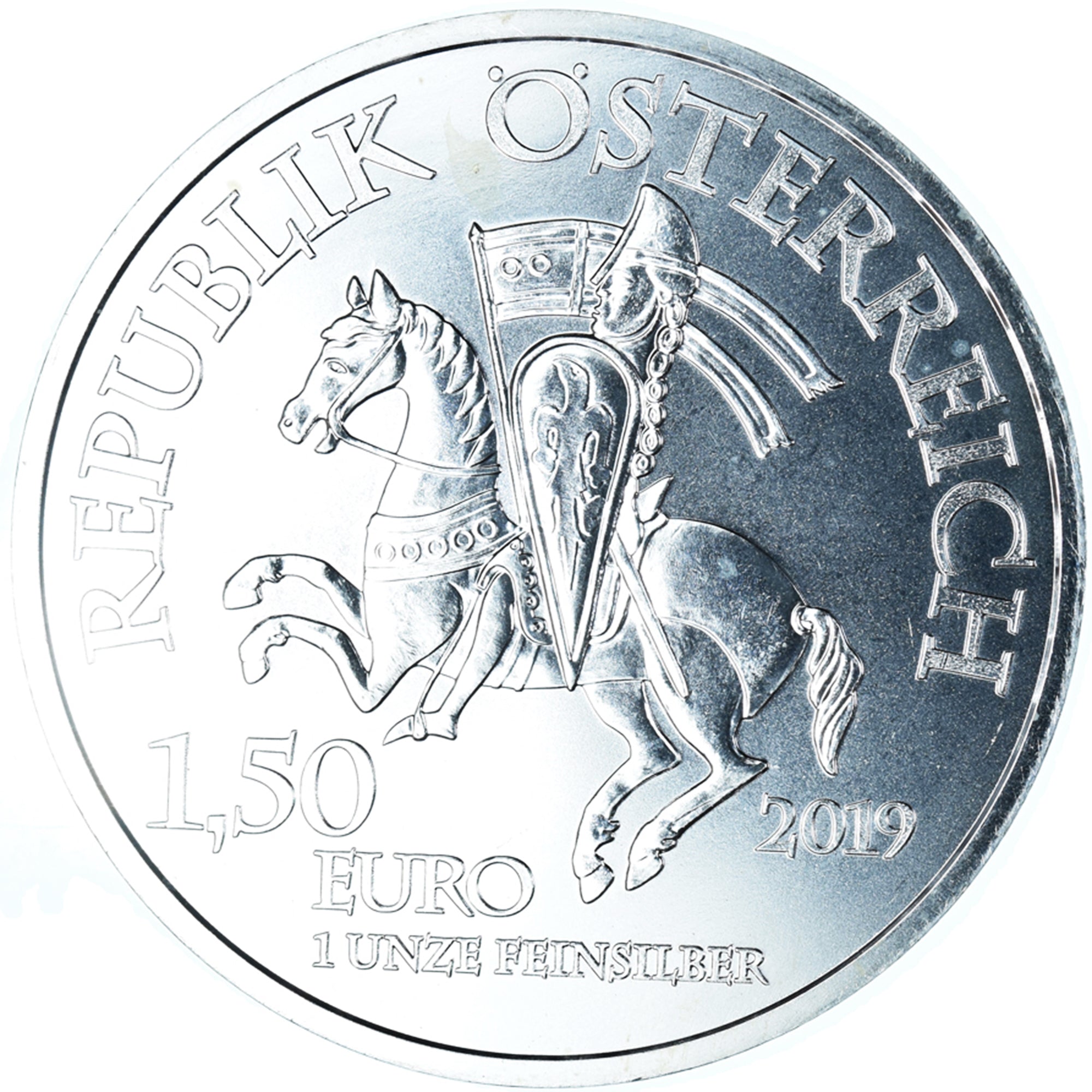 Austria, Robin Hood, 1.5 EURO, 2019, Vienna, 1 Oz, FDC, Argento