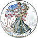 Monnaie, États-Unis, Silver Eagle, 1 Dollar, 1 Oz, 2000, U.S. Mint, Colorisé