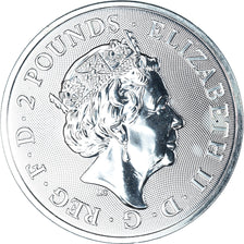 Coin, United Kingdom, Elizabeth II, Royal Arms, 2 pounds, 1 Oz, 2020, British