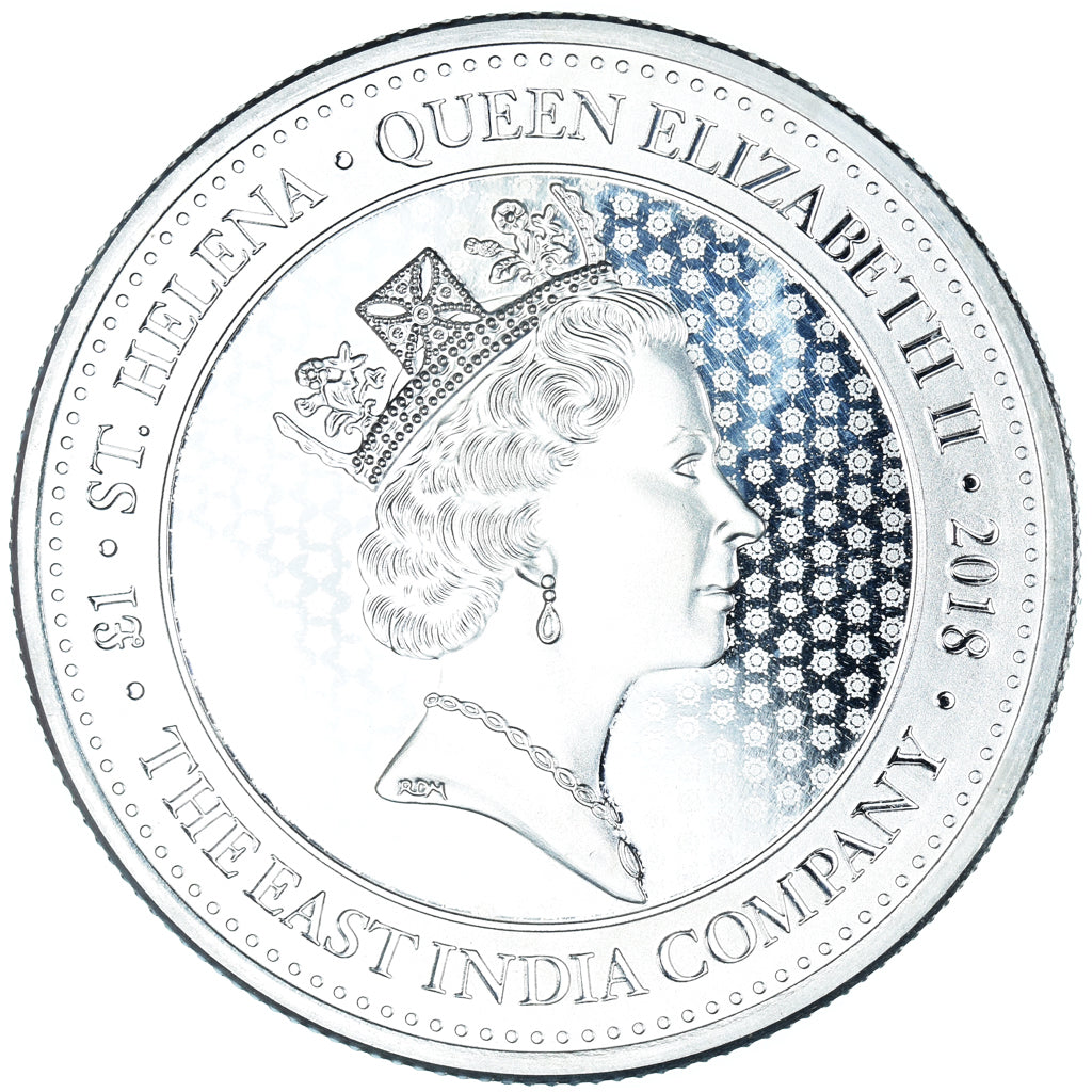 Coin, Saint Helena, Elizabeth II, Spade Guinea, £1, 1 Oz, 2018, Sunshine Mint
