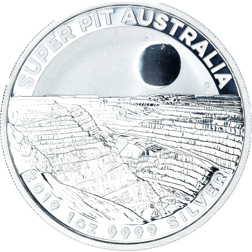 Moneta, Australia, Elizabeth II, Super Pit, 1 Dollar, 1 Oz, 2019, Perth, FDC