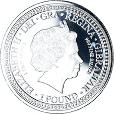 Moneda, Gibraltar, Elizabeth II, Royal Arms of England, 1 Pound, 1 Oz, 2018