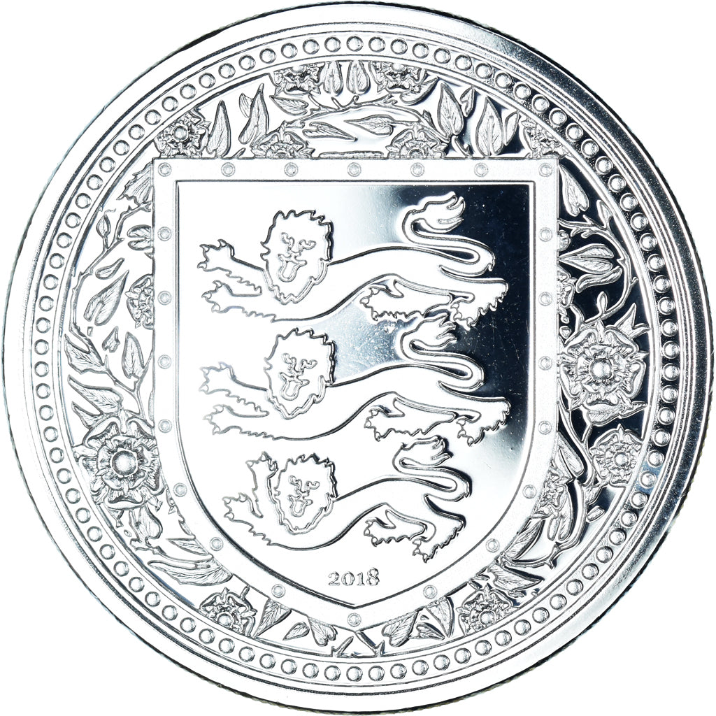 Moneda, Gibraltar, Elizabeth II, Royal Arms of England, 1 Pound, 1 Oz, 2018
