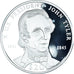 Coin, Liberia, John Tyler, 20 Dollars, 2000, MS(65-70), Silver, KM:878