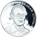 Coin, Liberia, Abraham Lincoln, 20 Dollars, 2000, MS(65-70), Silver