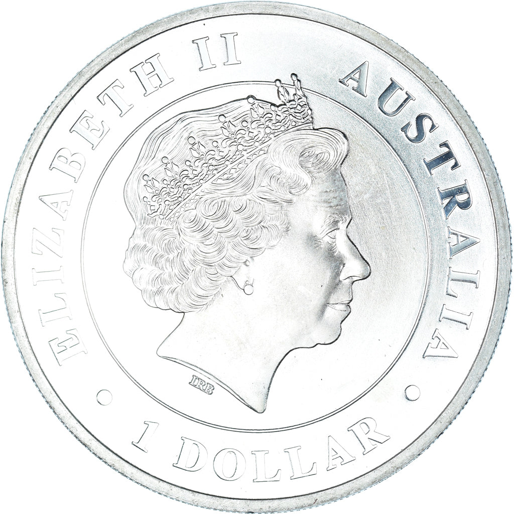 Münze, Australien, Elizabeth II, Australian Funnel-Web Spider, 1 Dollar, 1 Oz