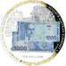 Münze, Liberia, goodbye austrian currency, 10 Dollars, 2002, Colourized, STGL