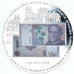 Coin, Liberia, goodbye spanish currency, 10 Dollars, 2002, Colourized
