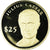 Moneda, Liberia, Jules César, 25 Dollars, 2000, American Mint, FDC, Oro, KM:631