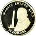 Monnaie, Libéria, Martin Luther King, 25 Dollars, 2001, American Mint, FDC, Or