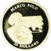 Monnaie, Libéria, Marco Polo, 25 Dollars, 2001, American Mint, FDC, Or
