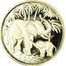 Coin, Somalia, Elephant, 20 Shillings, 2007, Munich, MS(65-70), Gold, KM:200