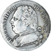 Moneta, Francia, Louis XVIII, 5 Francs, 1815, Lille, MB+, Argento, KM:702.13