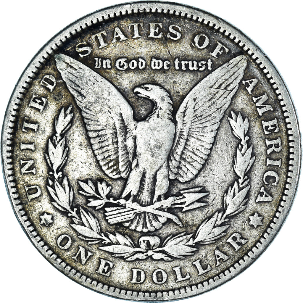 Coin, United States, Morgan dollar, 1890, U.S. Mint, Philadelphia, VF(30-35)