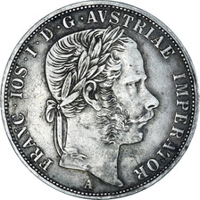 Coin, Austria, Franz Joseph I, 2 Florin, 1870, Vienna, EF(40-45), Silver