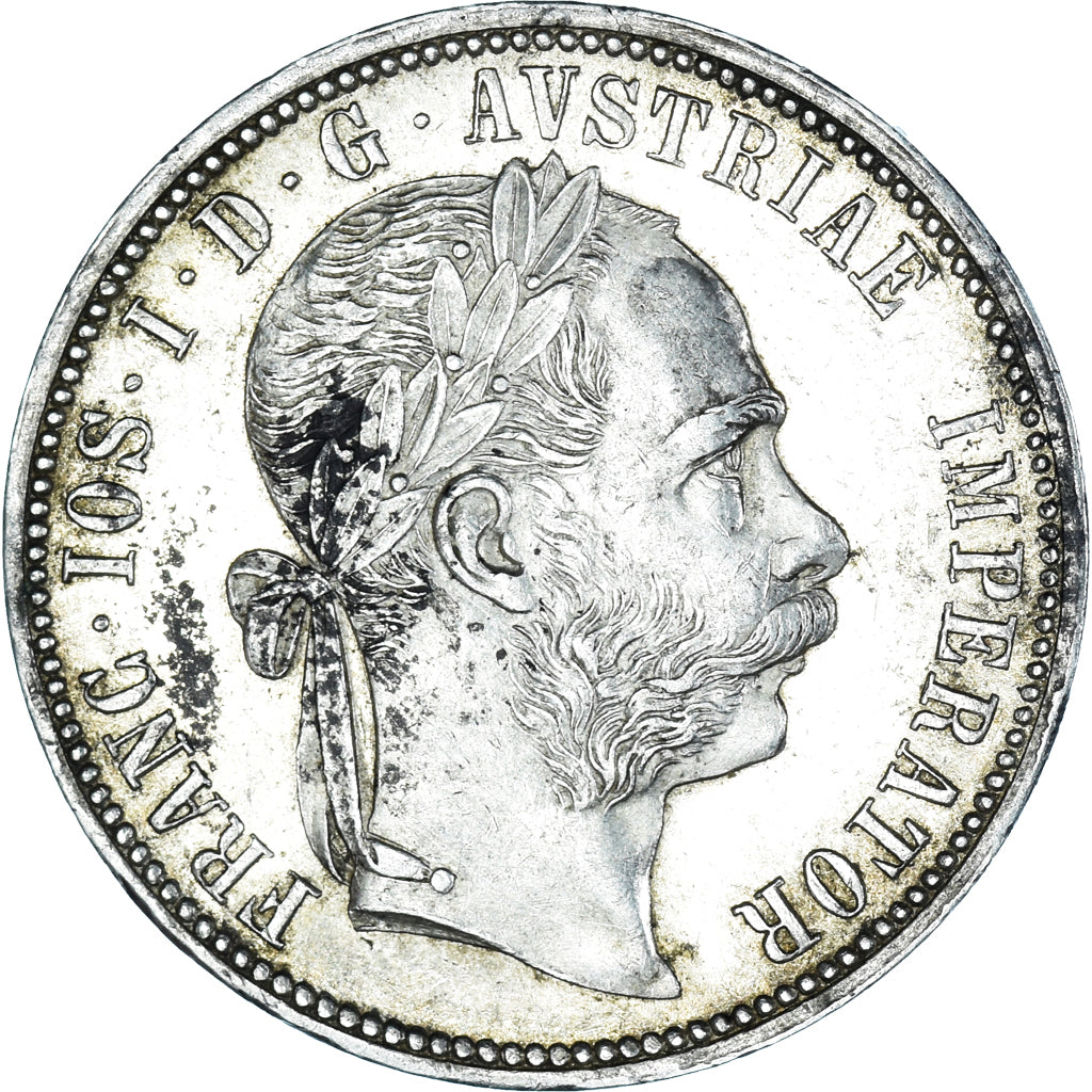 Coin, Austria, Franz Joseph I, Florin, 1883, Vienna, AU(50-53), Silver, KM:2222